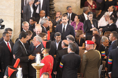 رییس جمهور در مراسم وداع و بزرگداشت هوگوچاوز